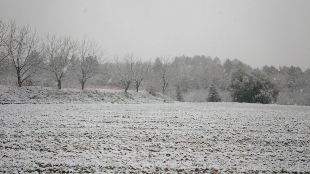 La neu agafa a Anglès.