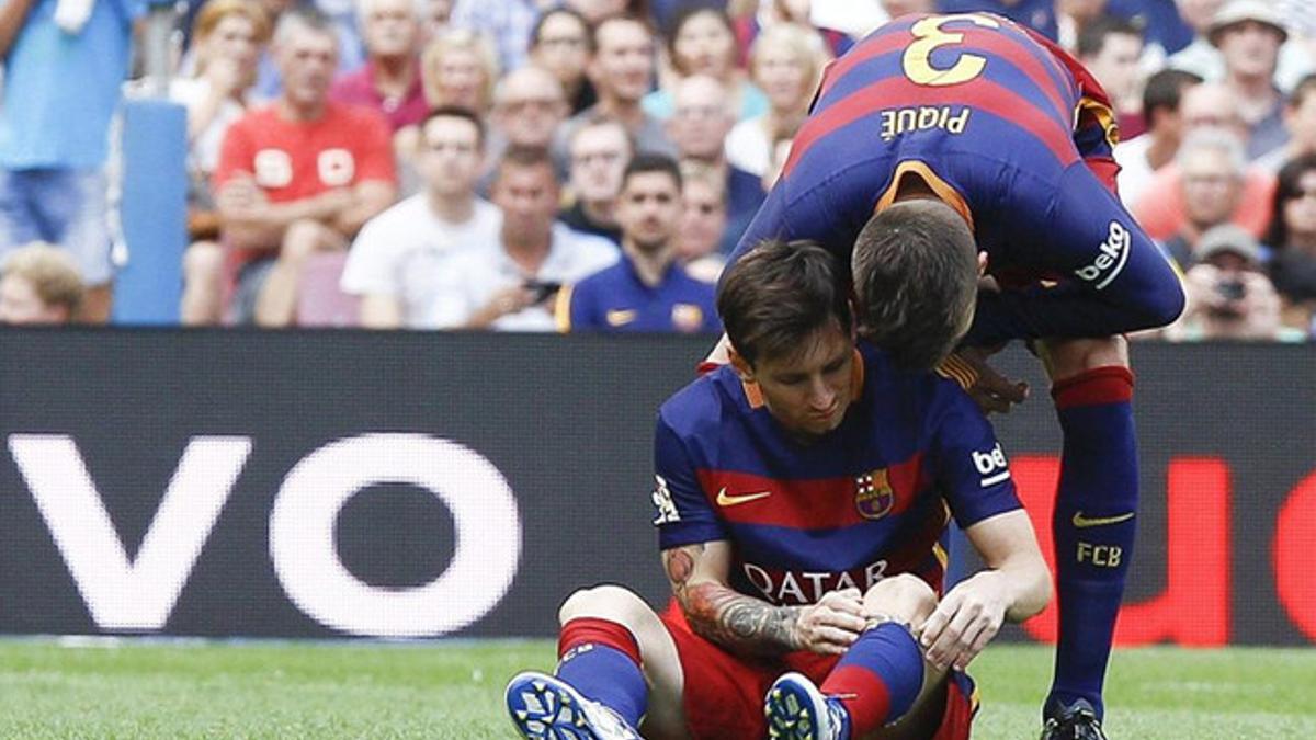 La lesión de Messi es también un problema para la selección de Argentina