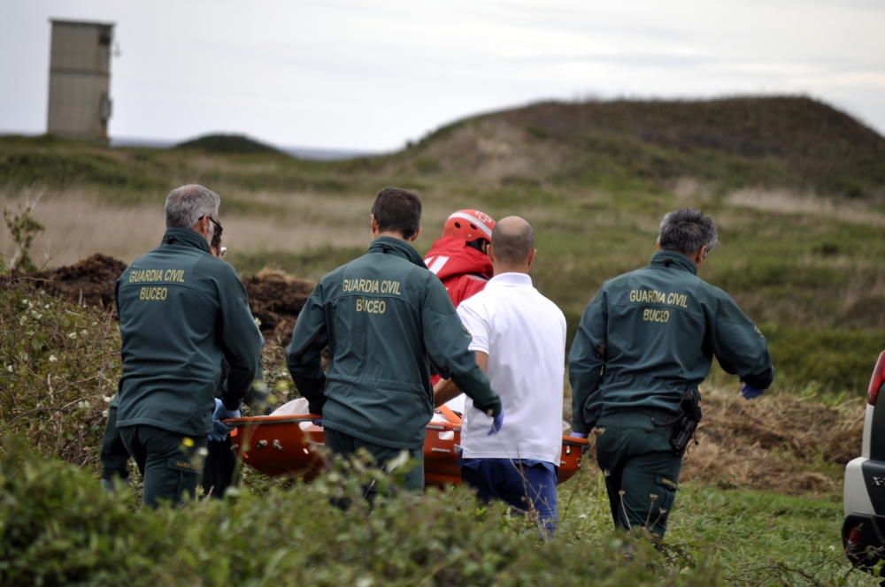 Aparece el cuerpo de Chano Castañón en una cala próxima al lugar en que desapareció