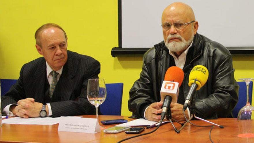 Manuel de Pablo y Francisco Ortiz, en la rueda de prensa.