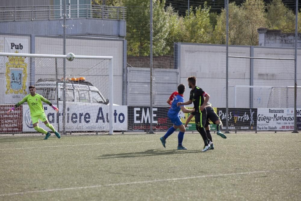 UP Langreo - Sporting B, en imágenes