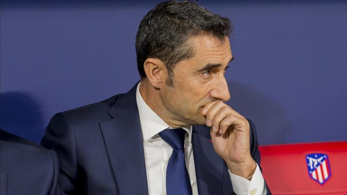 Valverde, en el banquillo del Wanda