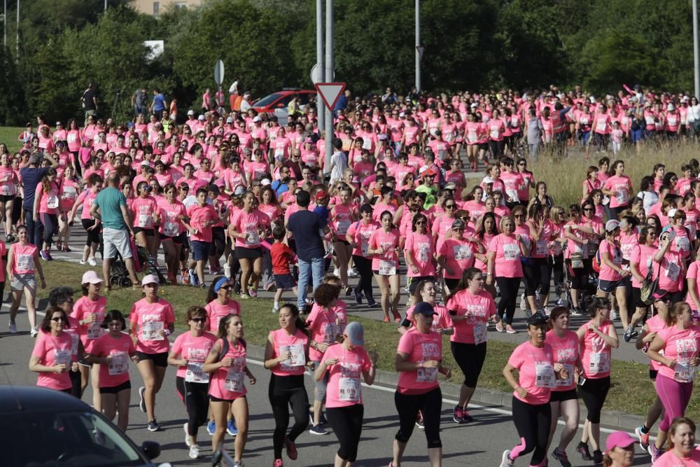 Carrera de la mujer en la zona este de Gijón.