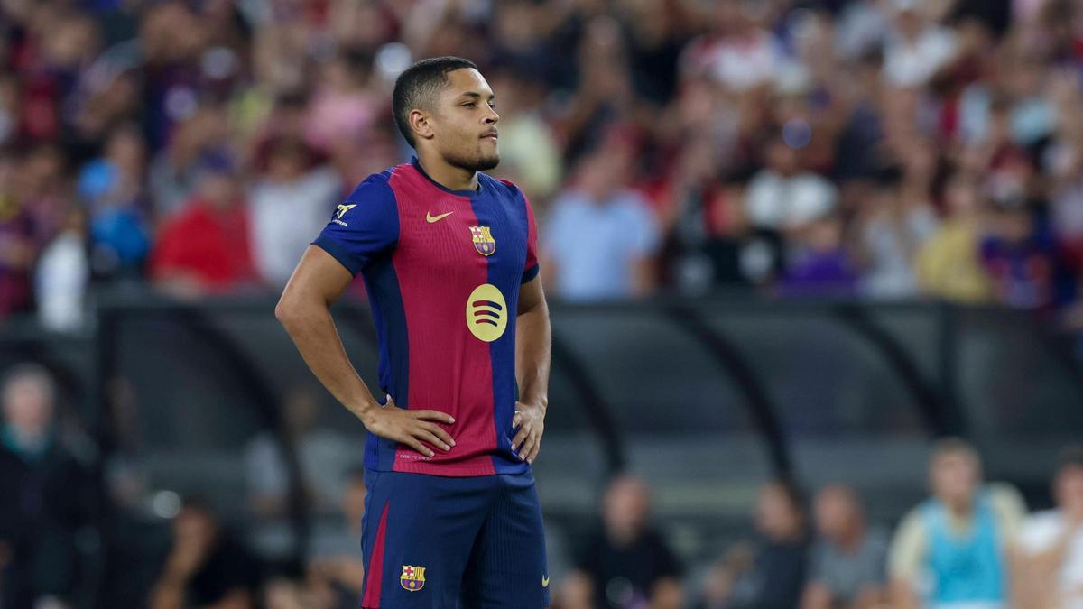 Vítor Roque con el Barça