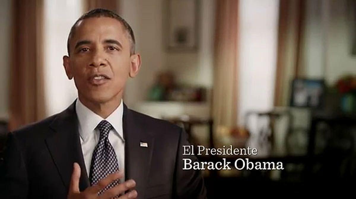 Obama parla en espanyol en un anunci de televisó