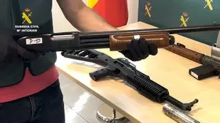 Cae en Alguazas una red criminal que suministraba armas de fuego a narcotraficantes