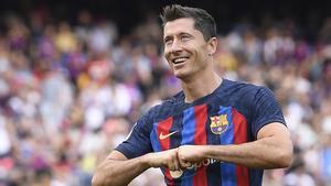 Lewandowski suma 9 goles en la Liga. Es el máximo realizador del torneo de la regularidad