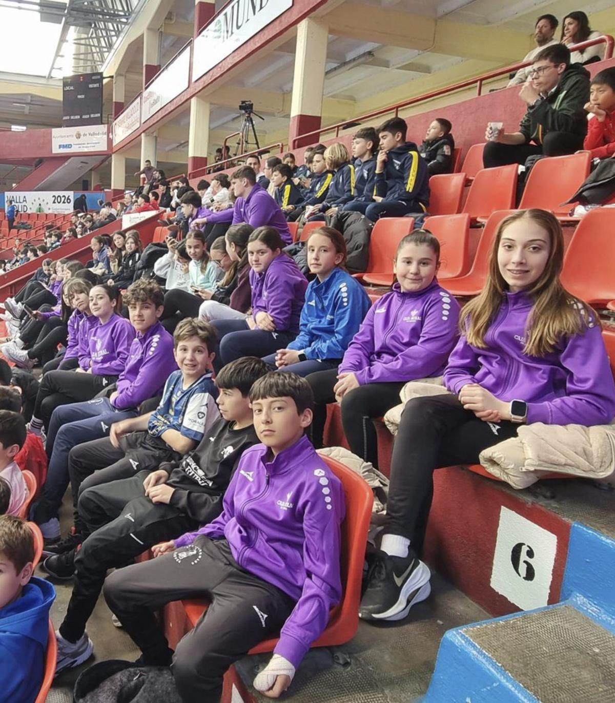 Los alevines del BM Zamora, durante la jornada en Valladolid. | CEDIDA