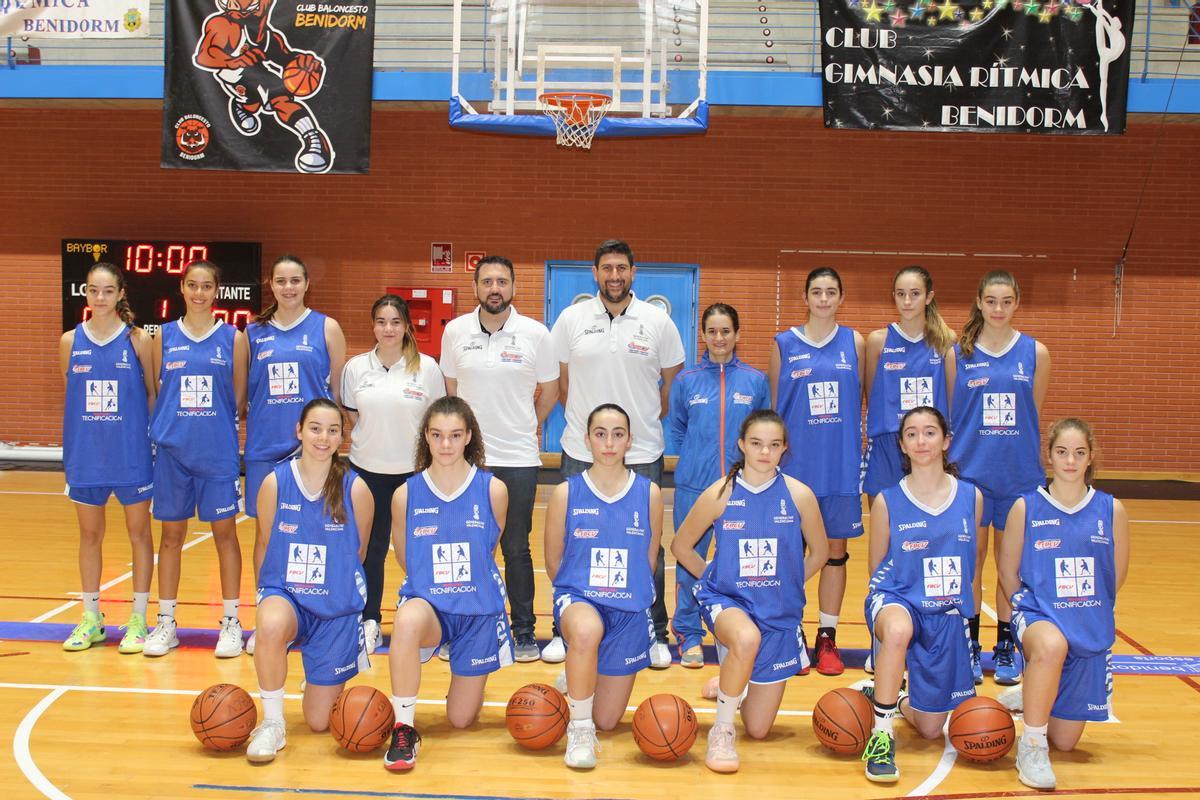 Componentes de la Selección de la Comunitat Valenciana Infantil Femenina.