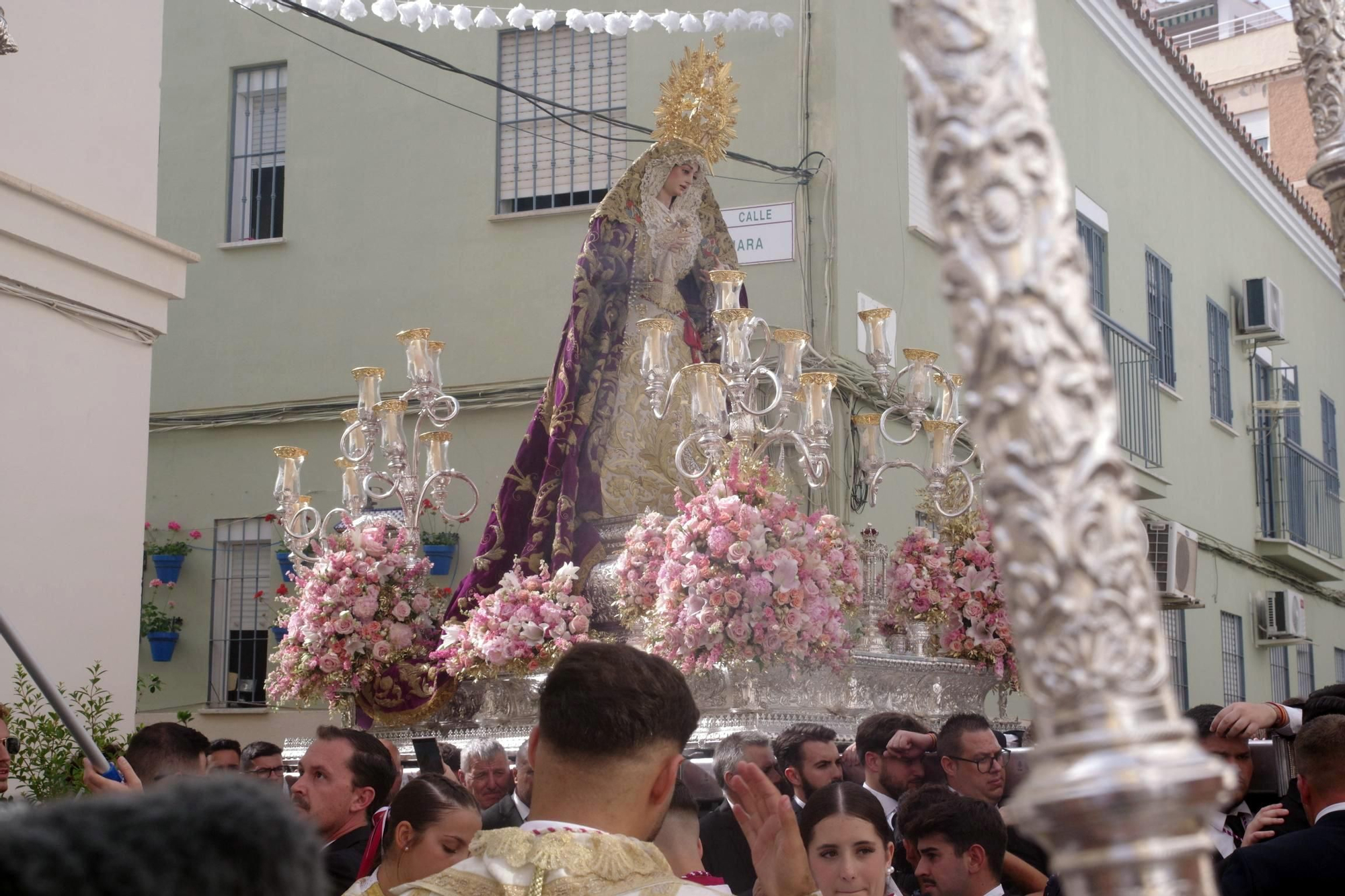 La procesión de la Virgen de la Trinidad este sábado, en imágenes