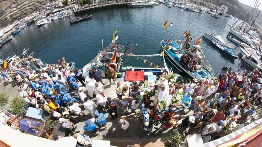 Procesión marítima de la Virgen del Carmen Mogán-Arguineguin