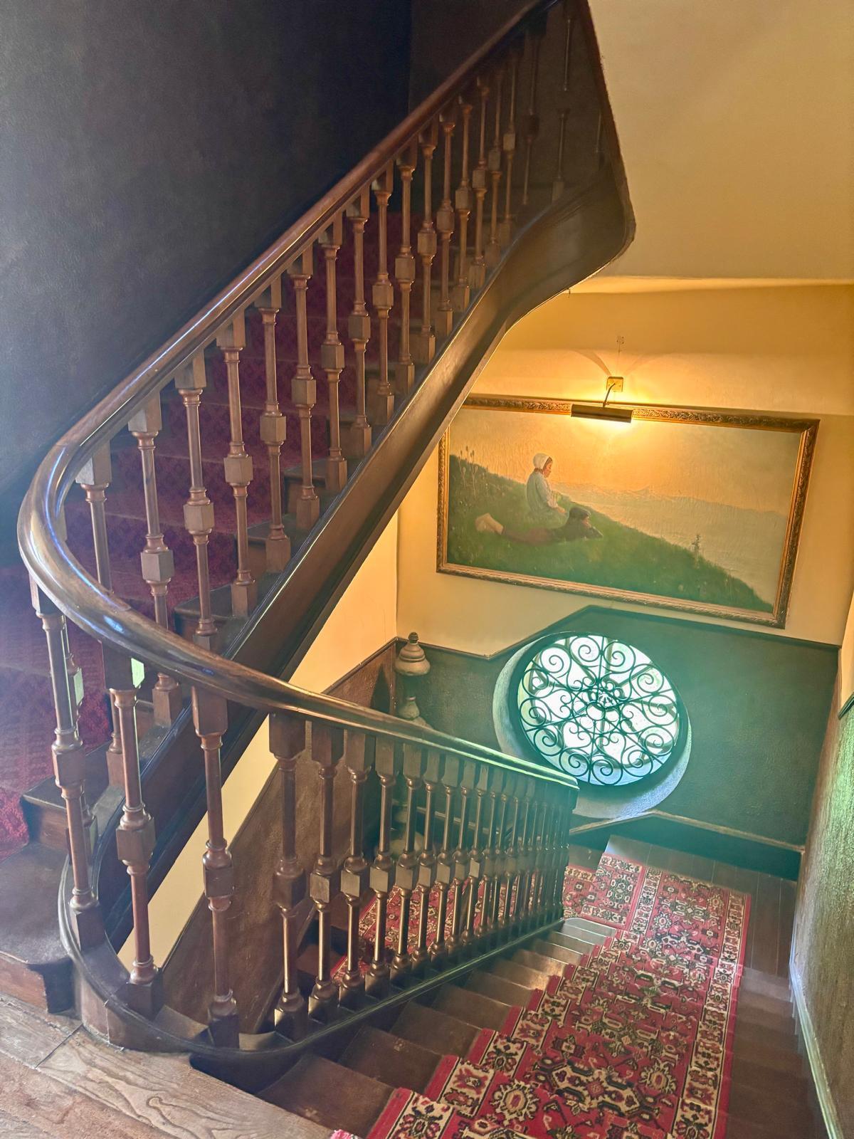 Detalle escalera La Casona.