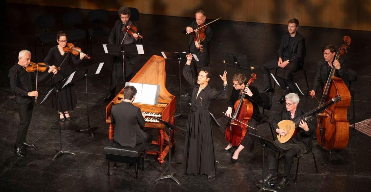 Un instante de la cita musical celebrada el pasado sábado en el Teatro Pérez Galdós.  | NACHO GONZÁLEZ ORAMAS