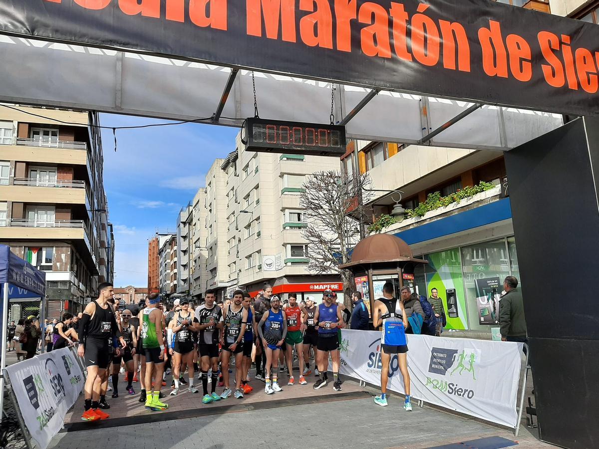 La salida de la prueba