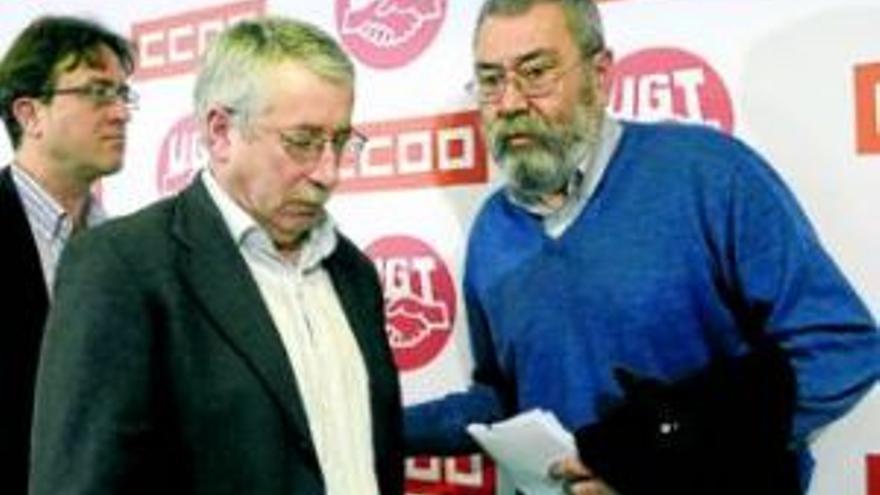 CCOO y UGT piden al Gobierno un diálogo sin precipitación