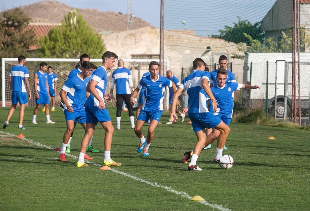 Primer entrenamiento del Hércules