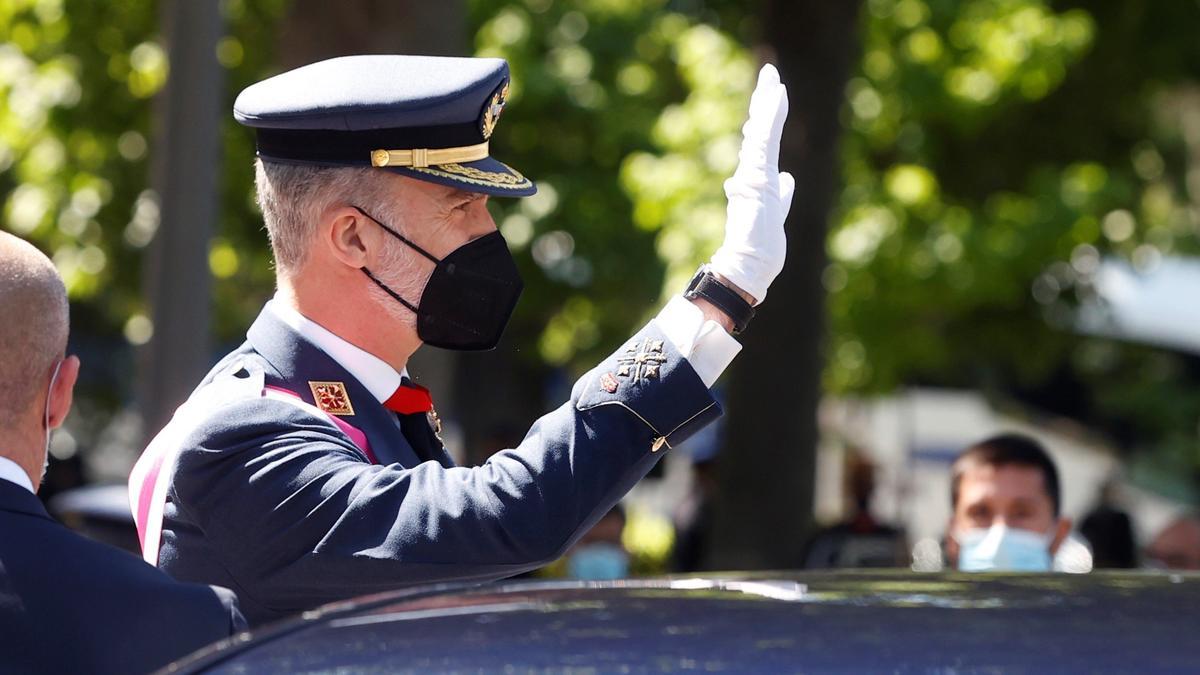 El rey participa en la celebración del Día de las Fuerzas Armadas