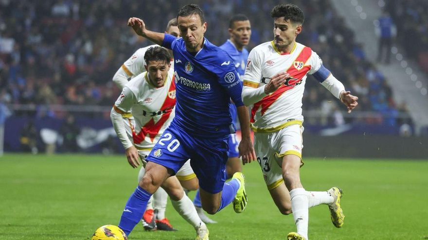 Maksimovic, contra el Rayo Vallecano.