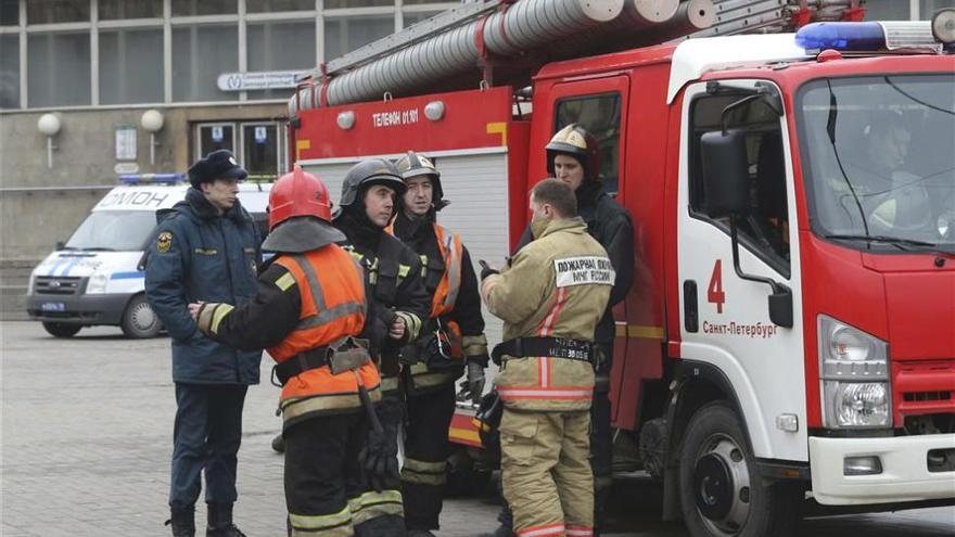 Las autoridades rusas cierran el metro de San Petersburgo