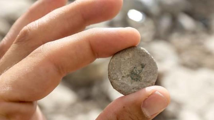 Una moneda del siglo II a. C. para pagar a los soldados