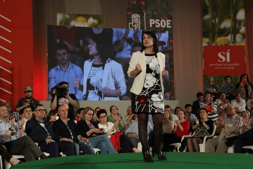 Mitin del PSOE en Oviedo con Pedro Sánchez