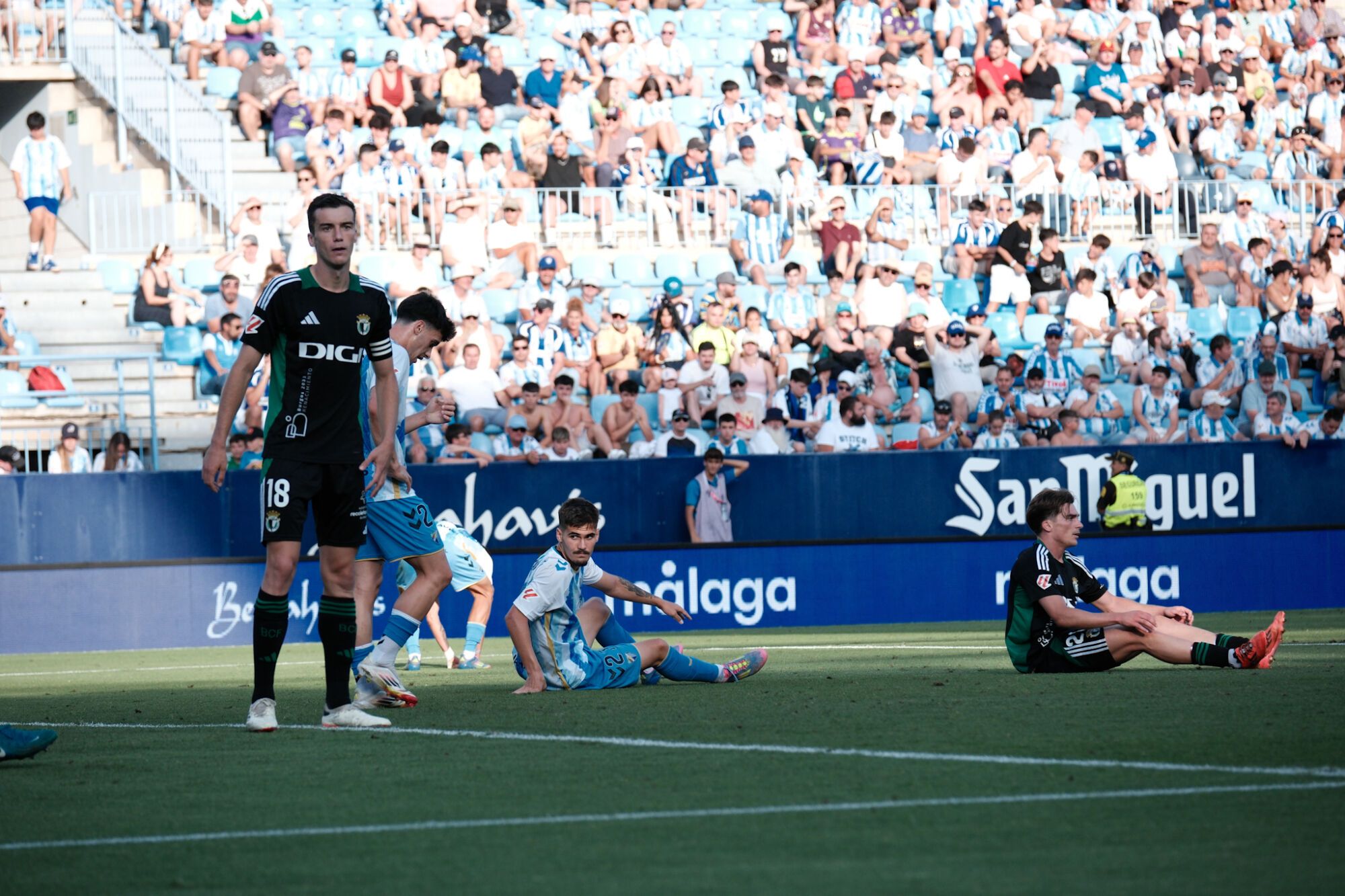 Málaga CF - Burgos CF. Jornada 42, Liga Hypermotion