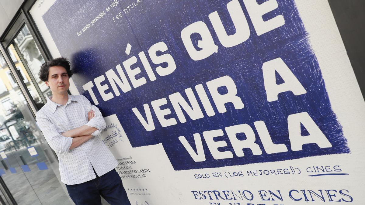 Jonás Trueba, en la presentación de 'Tenéis que venir a verla' en Madrid