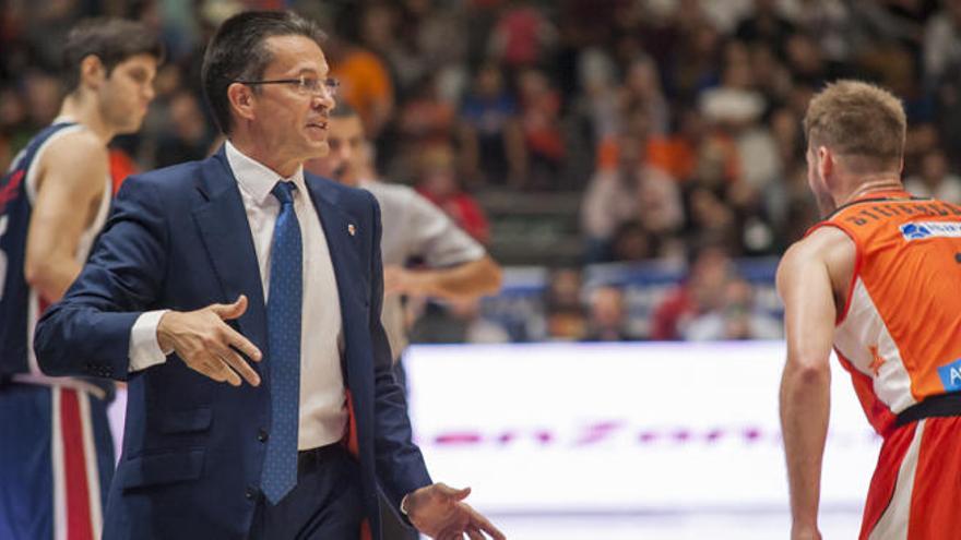 Pedro Martínez, en el encuentro ante el Obradoiro.