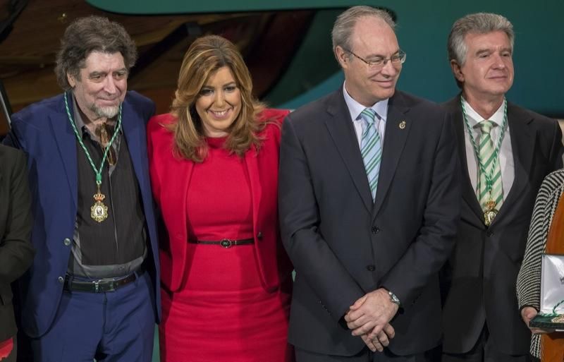 Acto de entrega de las medallas de Andalucía