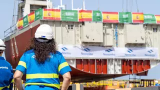 Navantia San Fernando avanza en la construcción de tres corbetas para Arabia Saudí