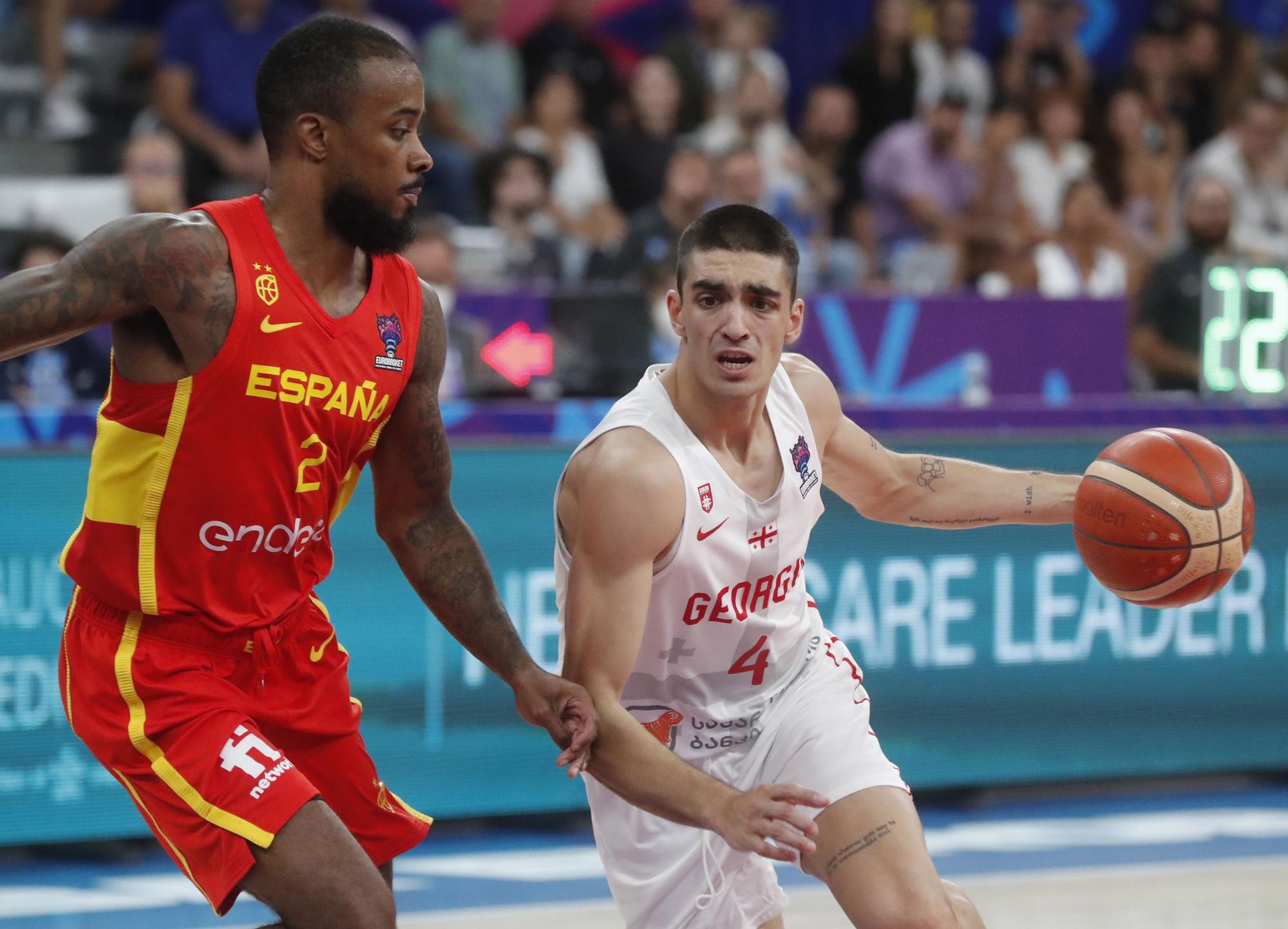 Eurobasket | Georgia - España, en imágenes