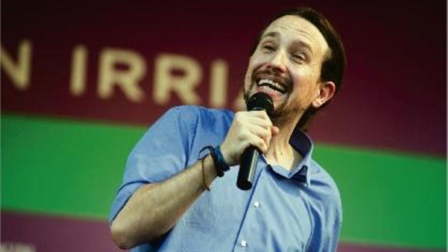 Pablo Iglesias considera que el referèndum és la millor solució per a Catalunya.