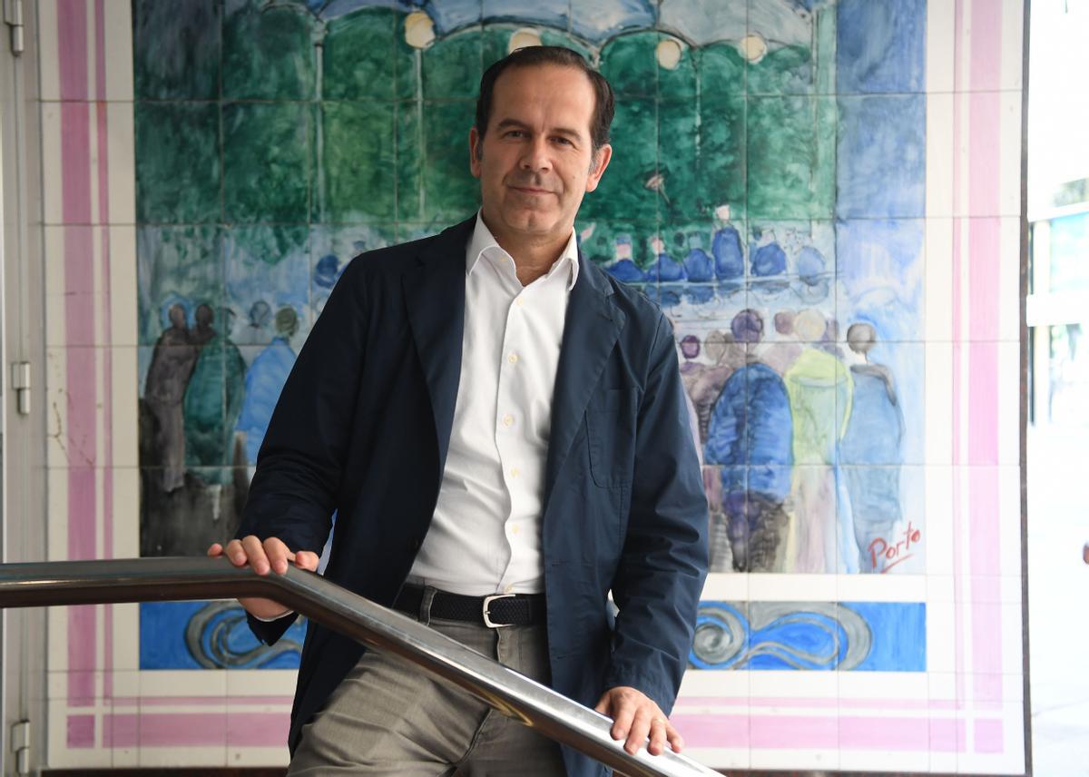 Jorge Gutiérrez Berlinches, ayer en A Coruña