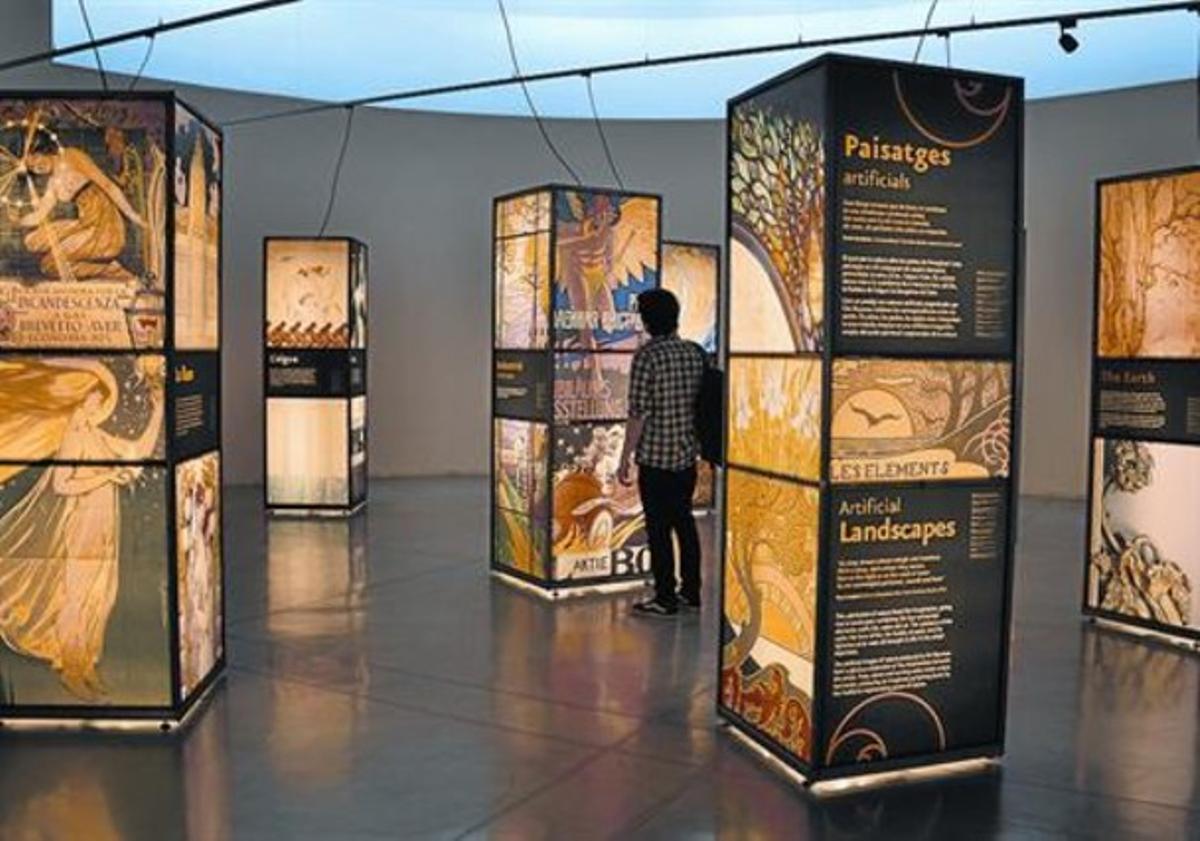 Arte de principios del XX 8 Una de las salas de la exposición de la plaza de las Glòries.