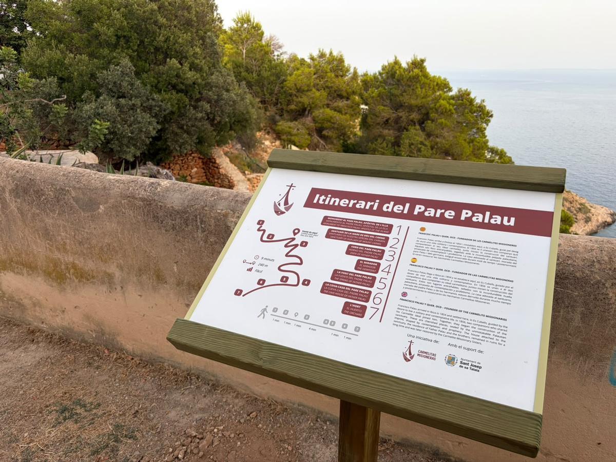 Itinerario en tres idiomas del Padre Palau.