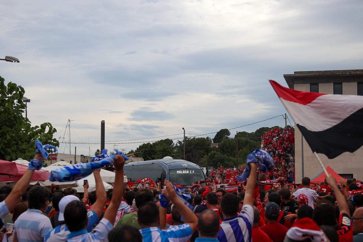 La gran final por el ascenso entre el Nástic y el Málaga CF, en imágenes
