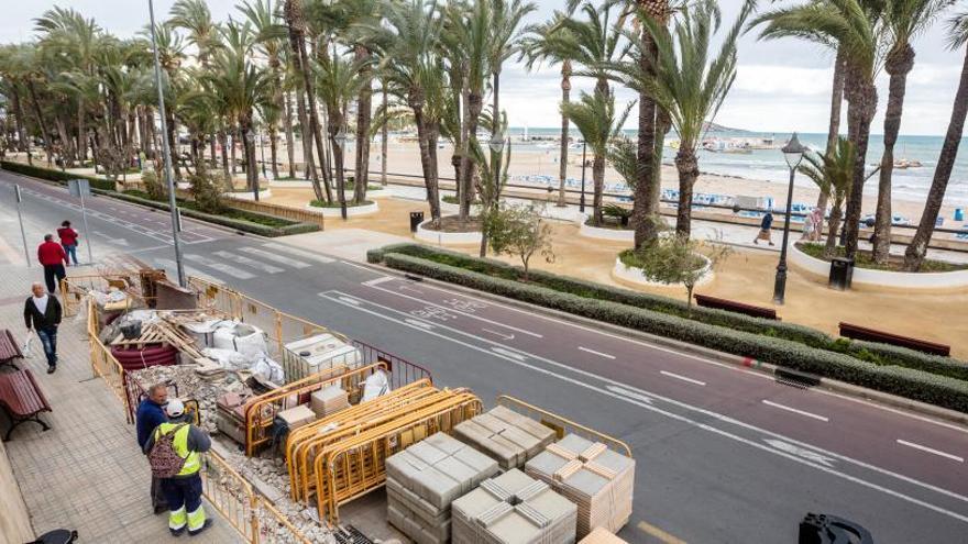 La nueva parada que se está habilitando frente al parque de Elche