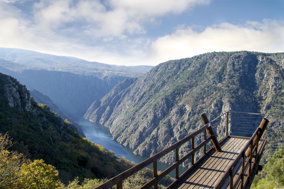 Mirador en Ribeira Sacra