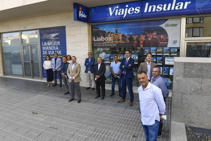 18-06-20 LAS PALMAS DE GRAN CANARIA. LA MINILLA.LAS PALMAS DE GRAN CANARIA. Presentación de la plataforma #MuéveteporCanarias.#MuéveteporCanarias. Una iniciativa que representa la alianza del sector para reactivar el turismo en las Islas con paquetes vacacionales para los residentes. Asistirán los responsables de las empresas participantes ((Viajes Insular, Binter, Fred Olsen, Cicar, Líneas Romero, THe Hoteles, HD Hoteles, Satocan Turistic, Coral Hoteles, Jardín de Tecina, Dreamplace Hotels & Resorts, R2 Hotels y PY Hotels & Resorts).. Fotos: Juan Castro  | 18/06/2020 | Fotógrafo: Juan Carlos Castro