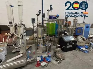 Desmantelan en Sevilla el "más complejo" laboratorio de cannabinoides sintéticos en España