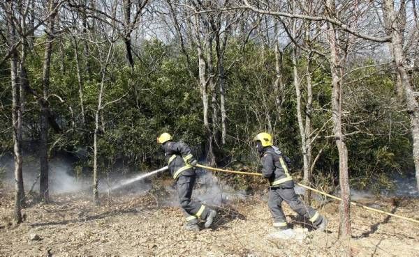 Imágenes del incendio en la Ribagorza