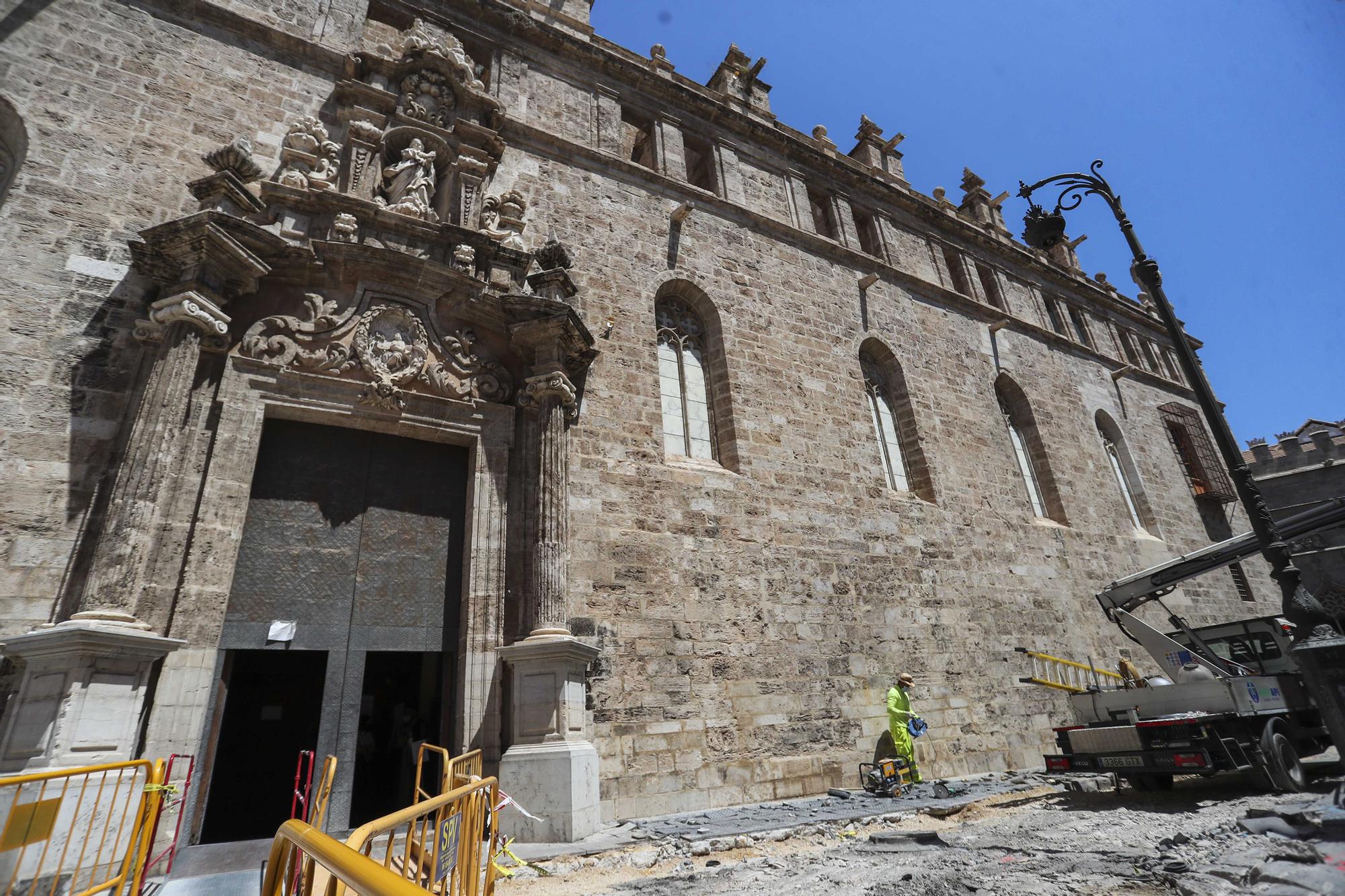 Así avanzan las Obras de la Plaza de Brujas