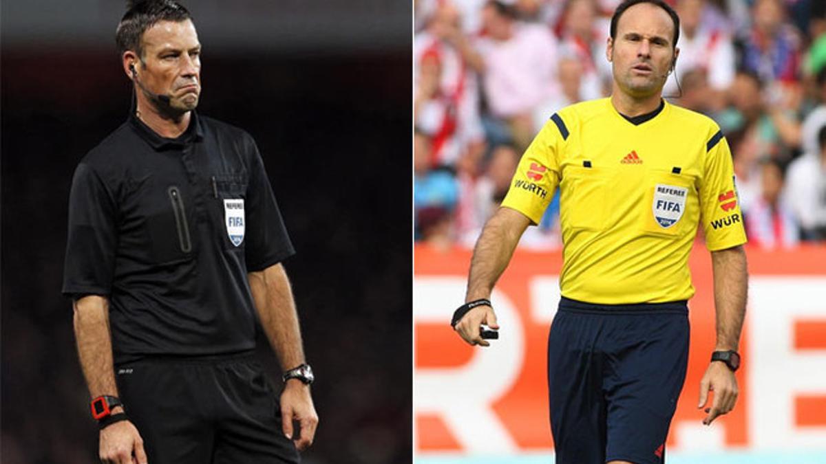 Mark Clattenburg cobra más que Mateu Lahoz