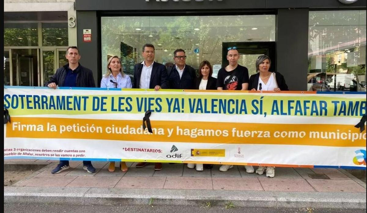 Protesta en Madrid.