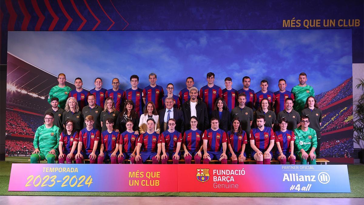 Presentado el equipo Fundació Barça Genuine