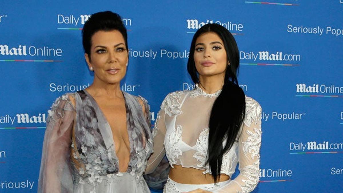 Kris Jenner y Kylie Jenner en el Festival Internacinal de Publicidad Lions 2015 que se celebra en Cannes