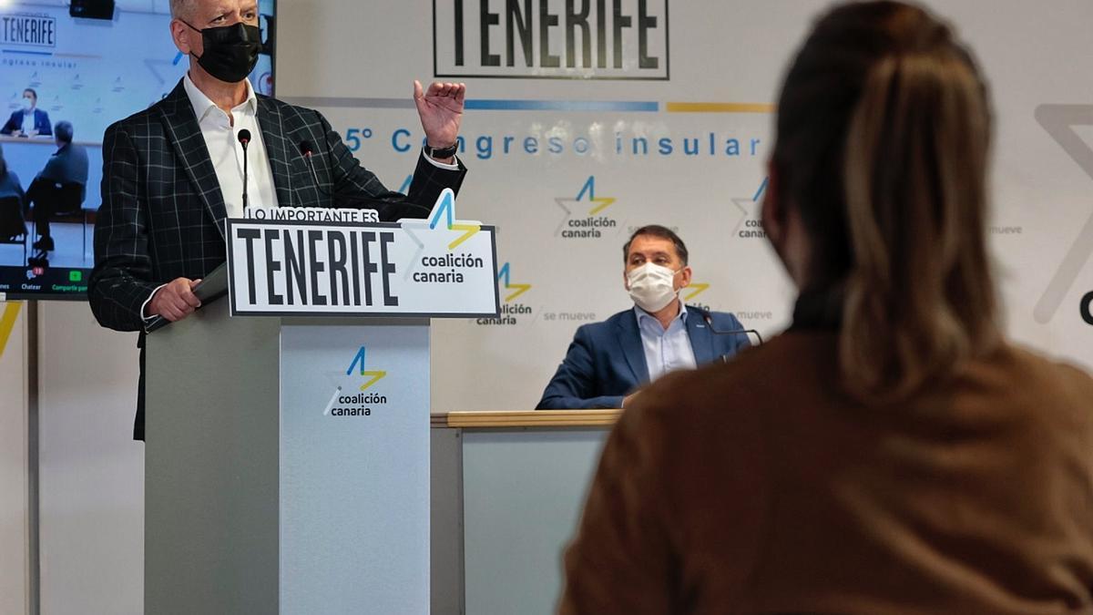 Apertura del congreso de Coalición Canaria en Tenerife