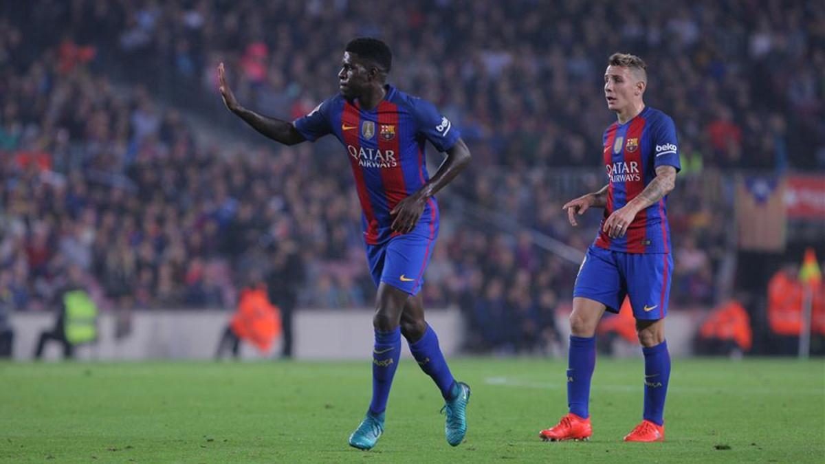 Umtiti podría reaparecer este miércoles en Copa del Rey