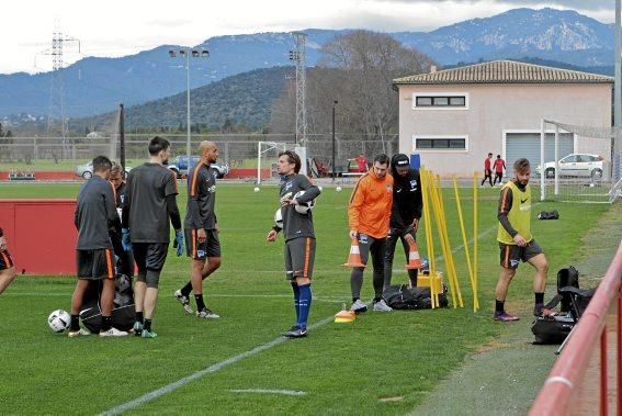 Trainingseinheit am Dienstag (10.1.) von Hertha BS