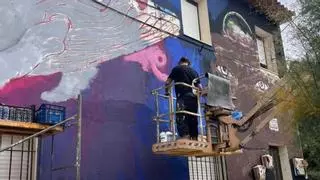 El Festival de Arte Urbano en este municipio de Zamora impulsa su galería al aire libre